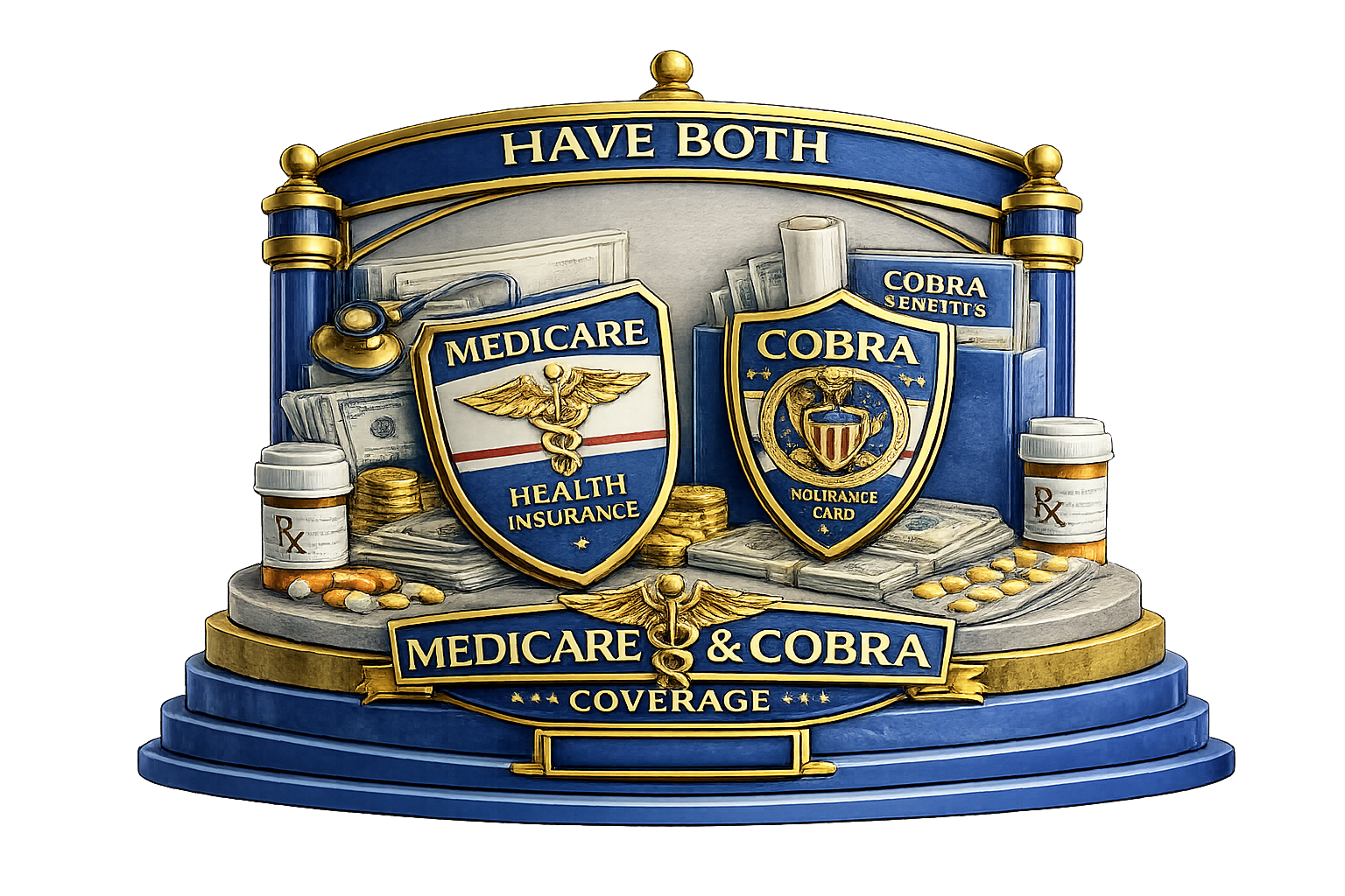 When you have both COBRA and Medicare Coverage