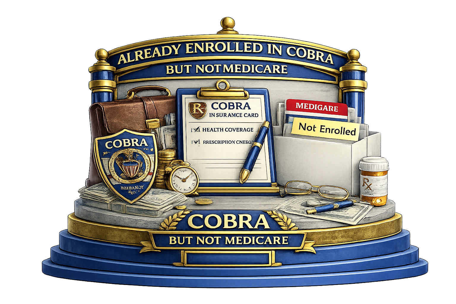 Already enrolled in COBRA and not Medicare