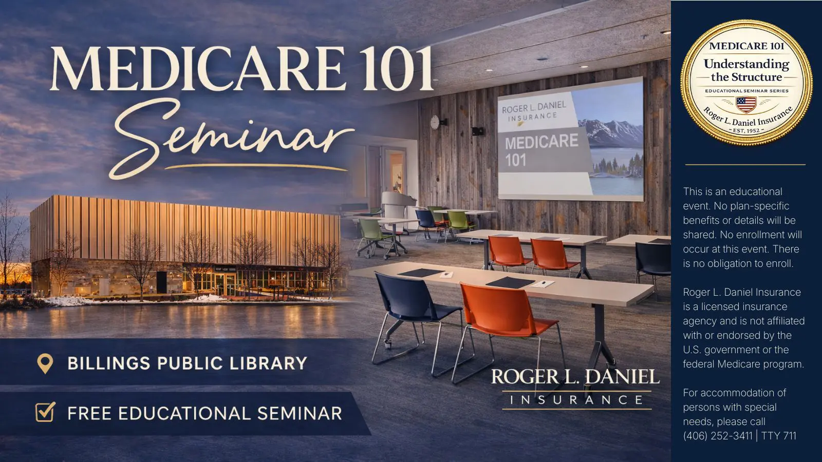 Medicare 101 Seminars in Billings, Montana