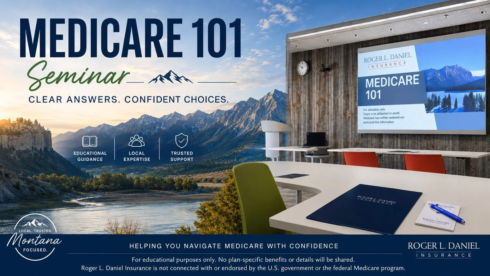 Medicare 101 Educational Seminars by Roger L. Daniel Insurance